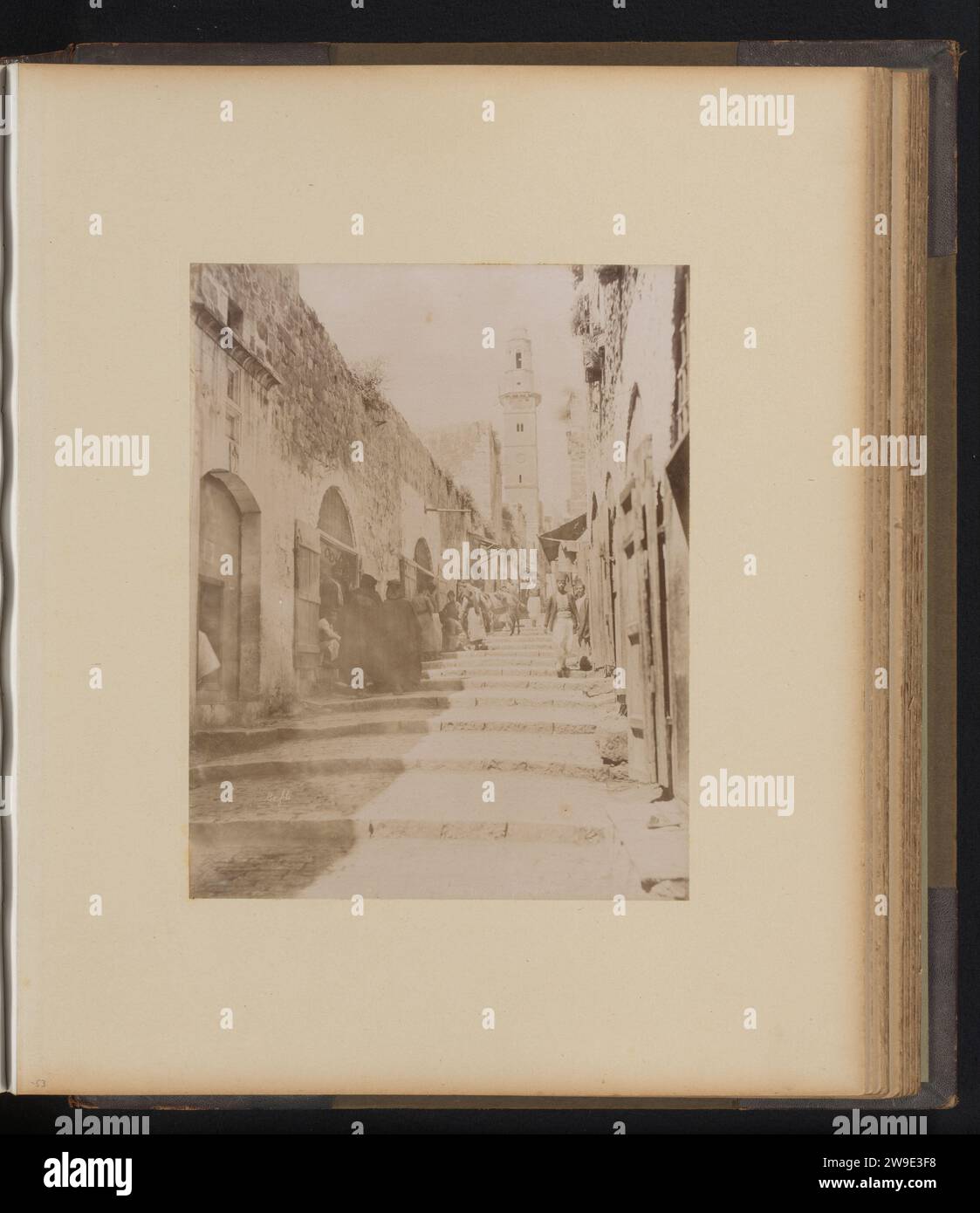 Street in Jerusalem, Félix Bonfils, 1867 - 1885 photograph This photo ...