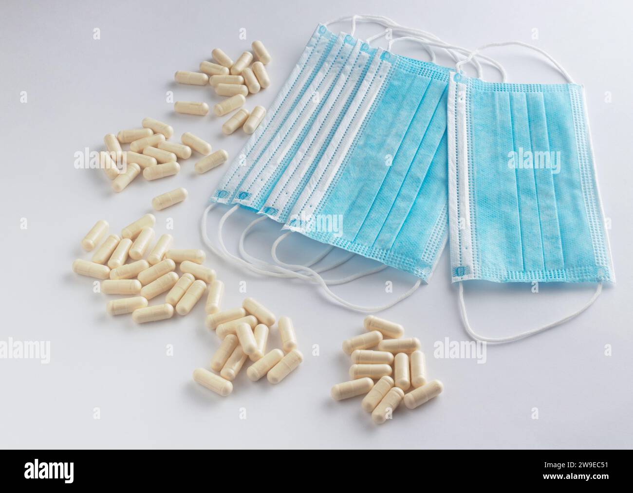 Surgical masks background hi-res stock photography and images - Alamy