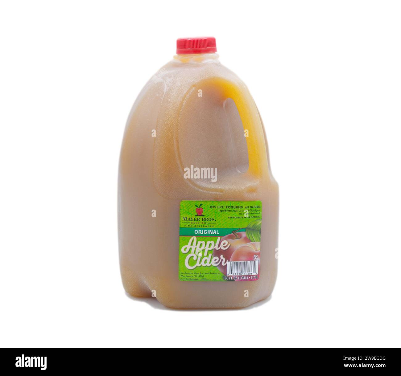 Ocala, Florida 121623 Apple cider fine beverage gallon plastic milk