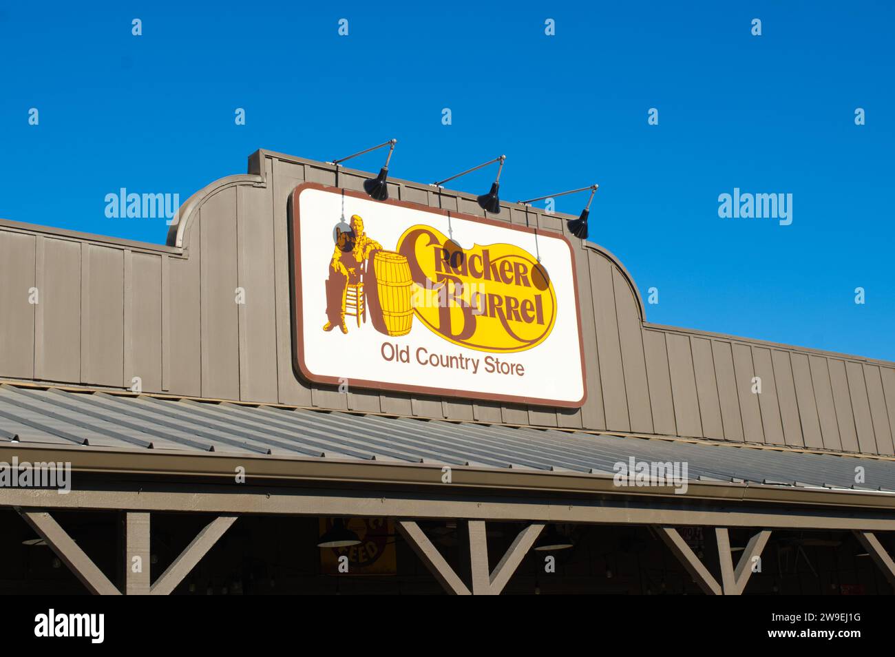 NOV 2, 2023 OCALA, FLORIDA Exterior front exterior facade sign logo for