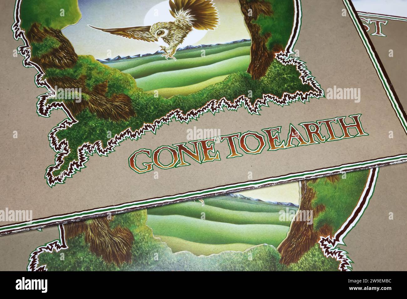 Vintage vinyl record cover - Barclay James Harvest - Gone To Earth
