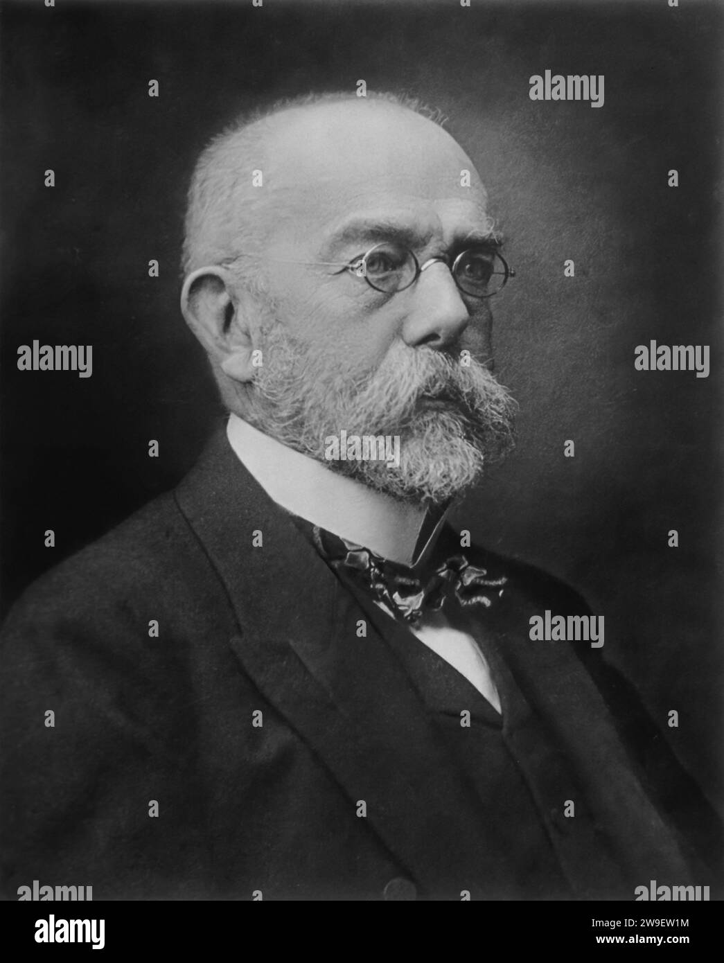Portrait of Robert Herman Koch. Year: 1899. Stock Photo