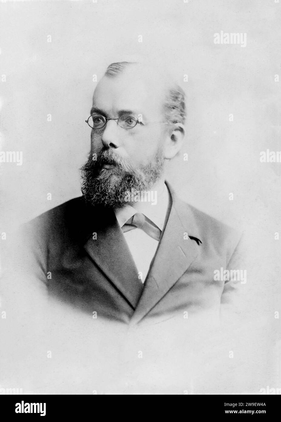 Portrait of Robert Herman Koch. Stock Photo