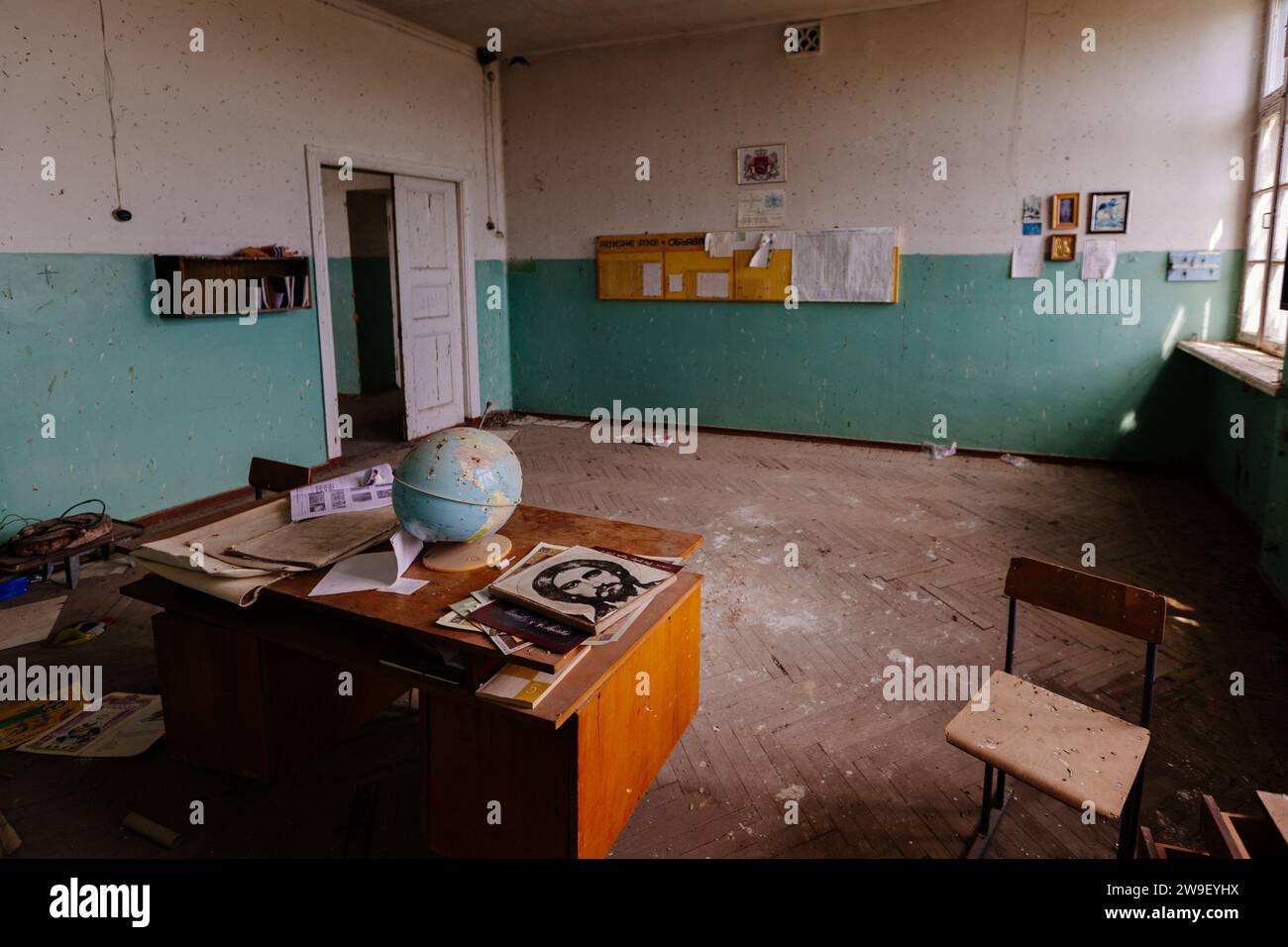 Old abandoned school in Stock Photo Alamy
