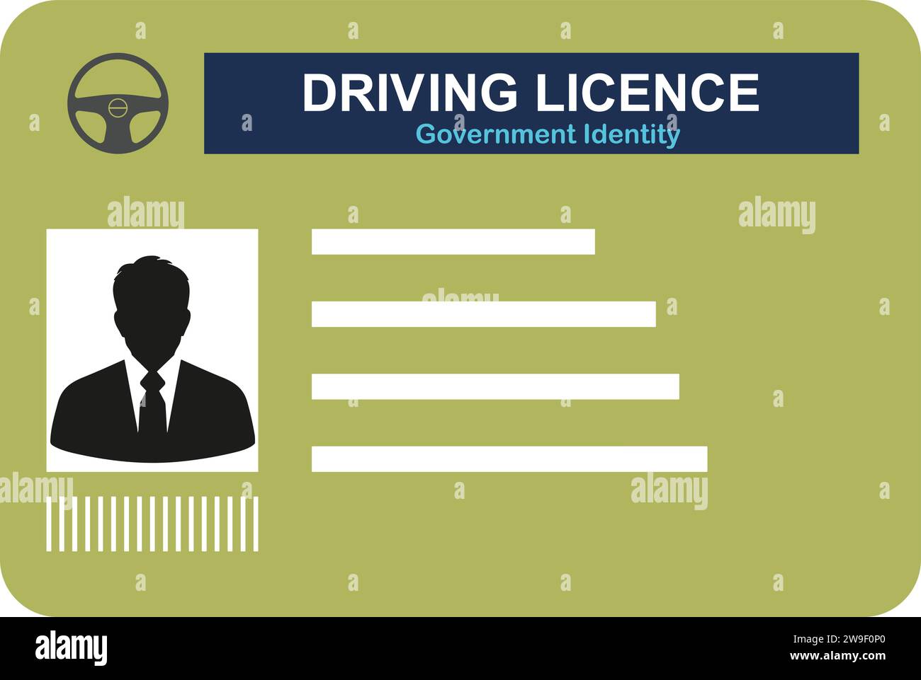 Drivers license icon | driver license card | identification, identity ...