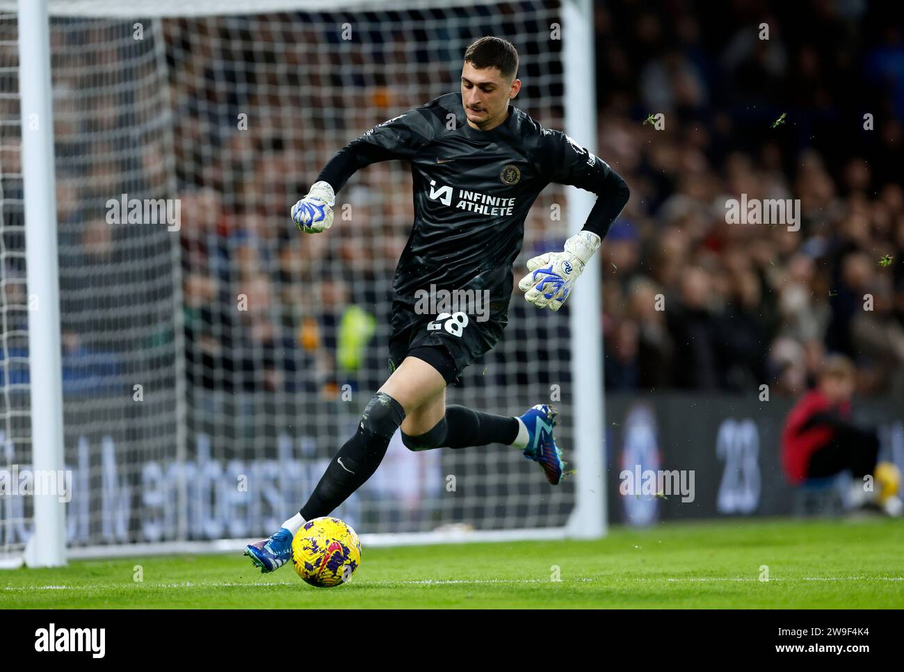Chelsea goalkeeper Djordje Petrovic during the Premier League match at