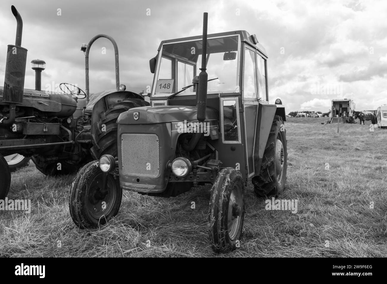 Low Ham.Somerset.United Kingdom.July 23rd 2023.A restored Leyland 154 from 1973 is on show at the Somerset steam and country show Stock Photo