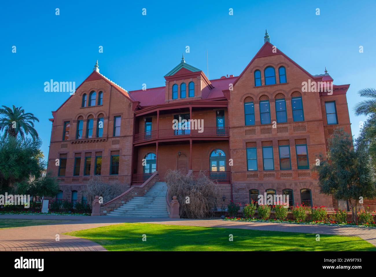 Old Main Building in Arizona State University ASU main campus in city