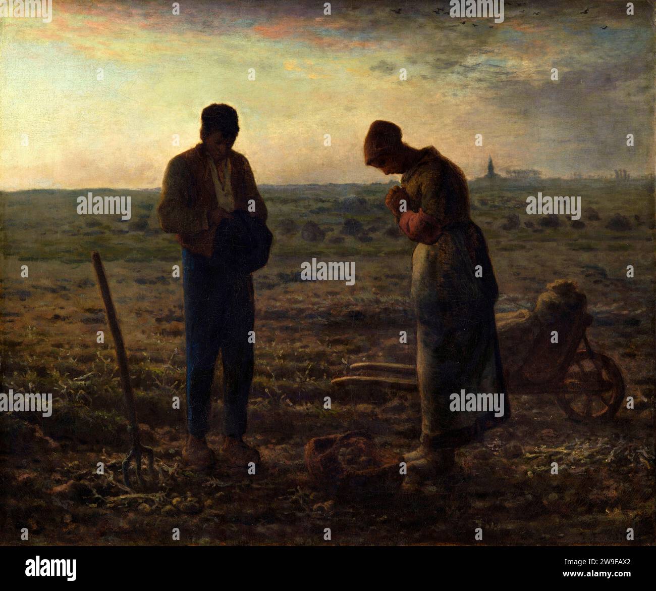 The Angelus, Painting by Jean-François Millet Stock Photo - Alamy