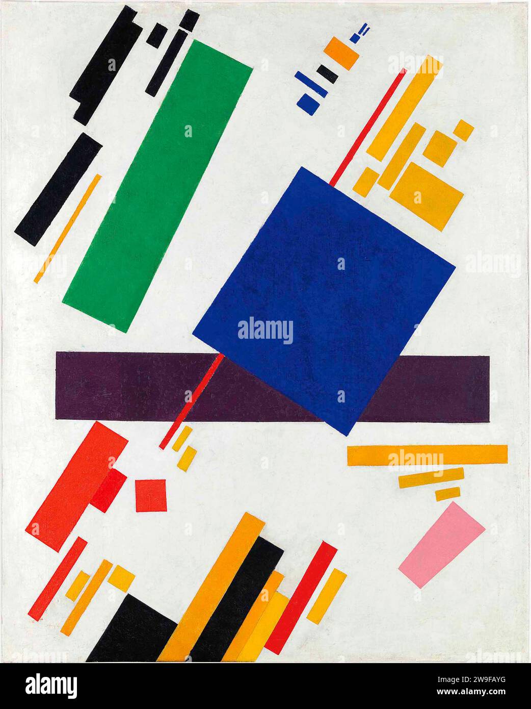 Suprematist composition 1916, Painting by Kazimir Malevich Stock Photo ...