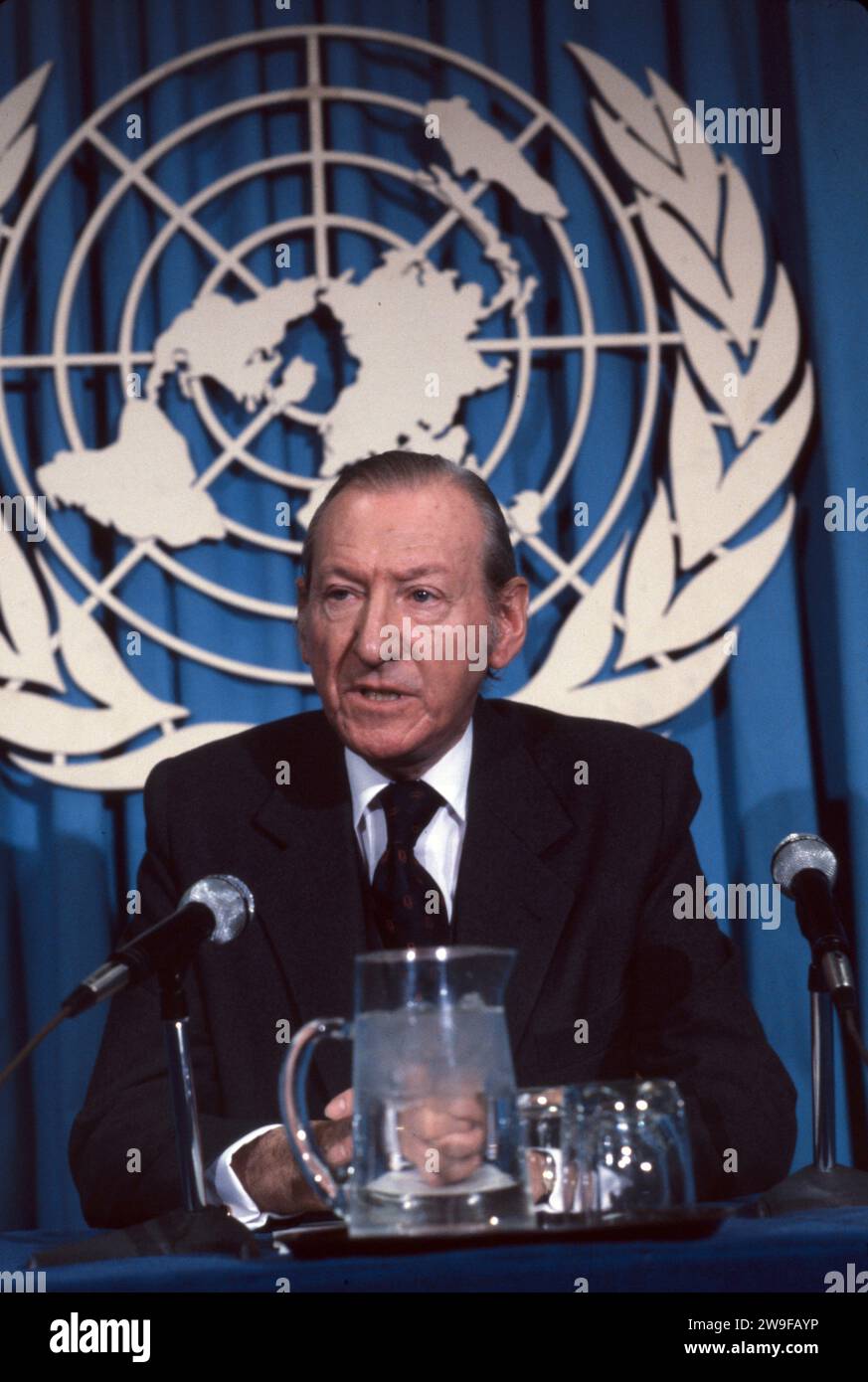 Kurt Waldheim, Kurt Josef Waldheim (1918 – 2007) Austrian politician and diplomat. Stock Photo