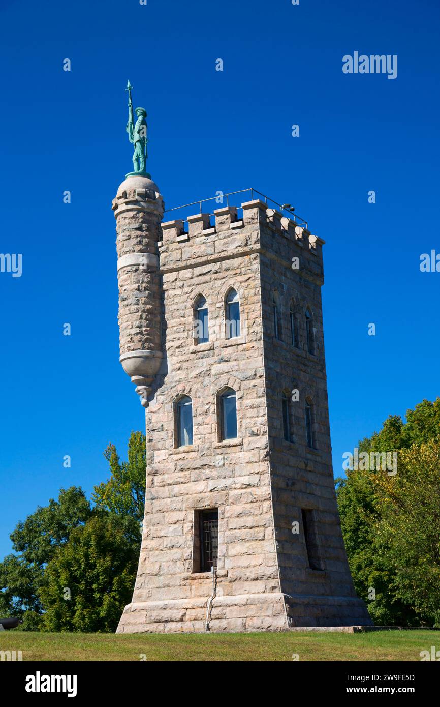 Soldiers Memorial, Soldiers' Monument and Memorial Park, Winsted, Connecticut Stock Photo Alamy