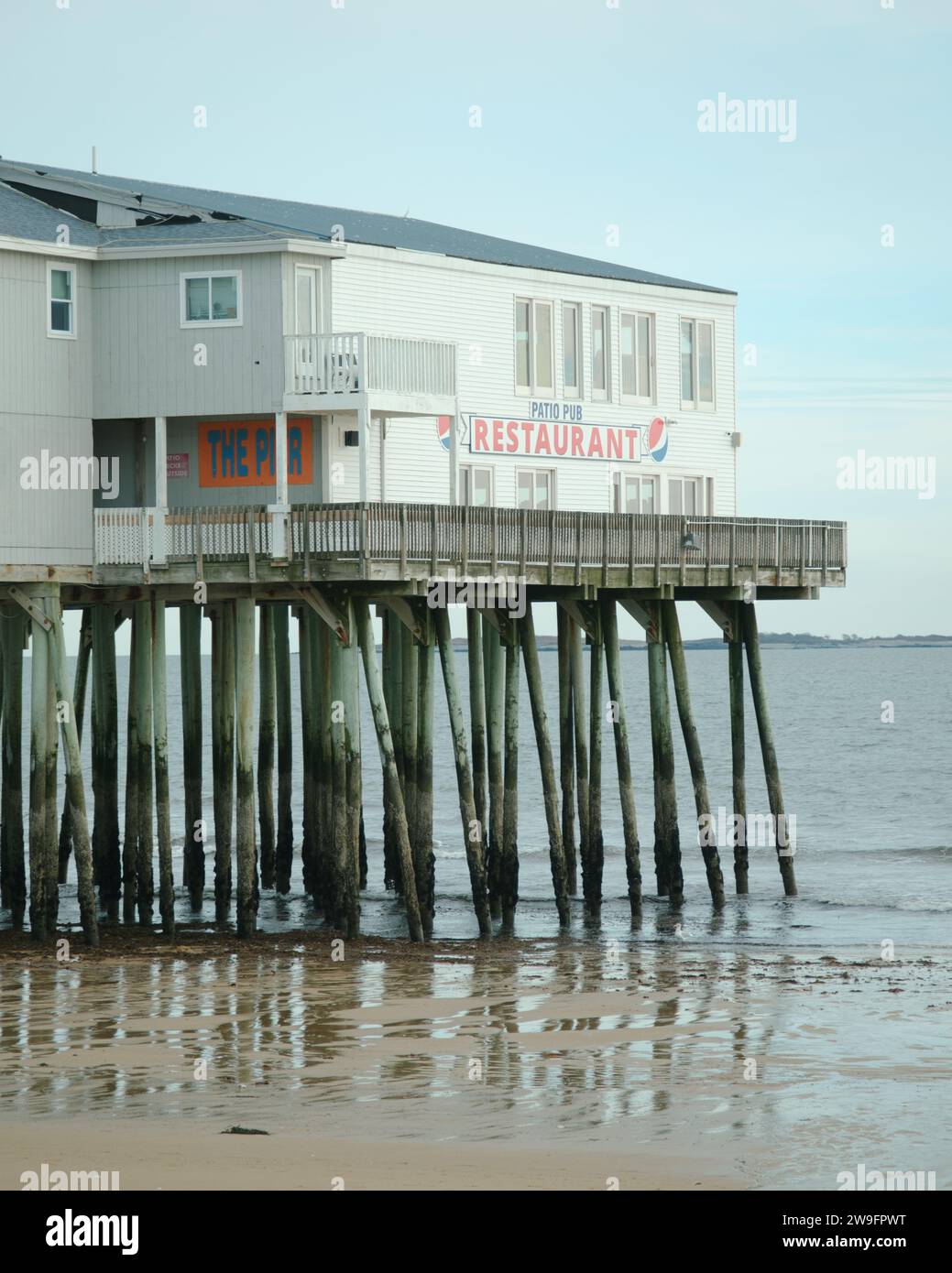 The pier in Old Orchard Beach, Maine Stock Photo Alamy