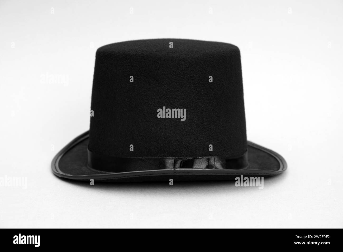 One magician top hat on white background Stock Photo - Alamy