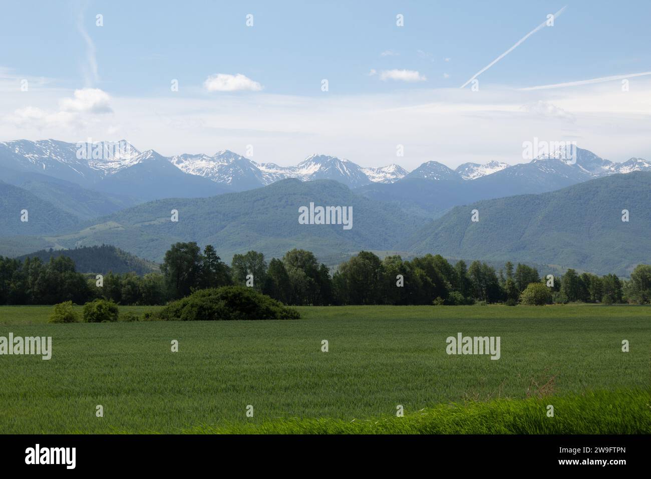 The Carpathian Mountains, Romania Stock Photo
