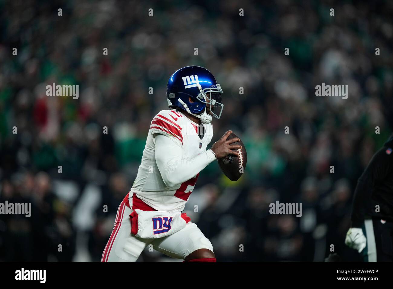 New York Giants quarterback Tyrod Taylor in action during an NFL ...