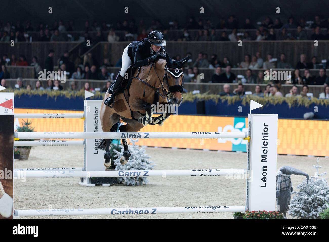 Gudrun Patteet of Belgium with Sea Coast Guinness during the Léon