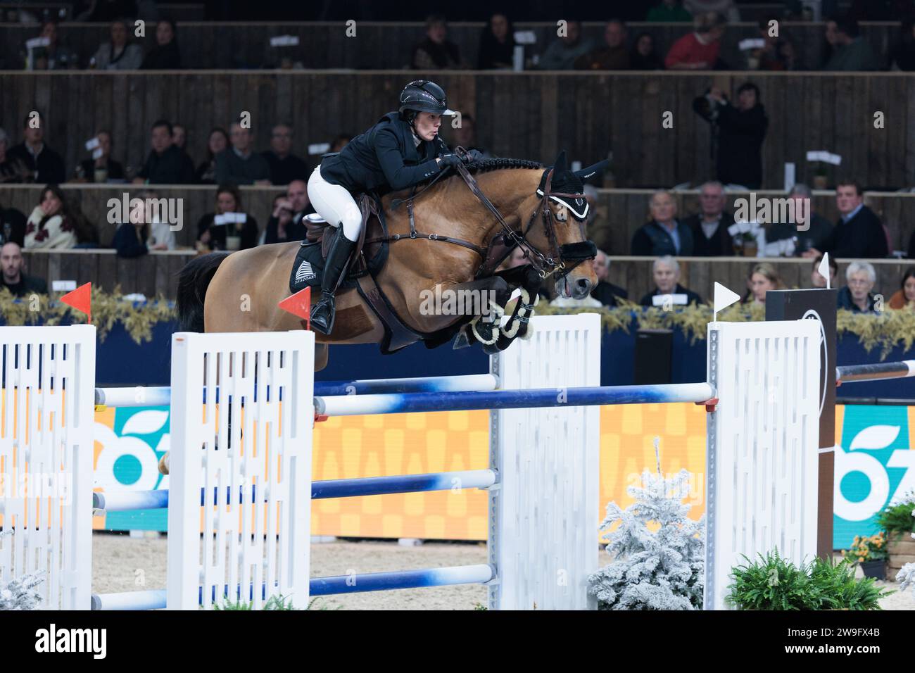 Gudrun Patteet of Belgium with Sea Coast Guinness during the Léon