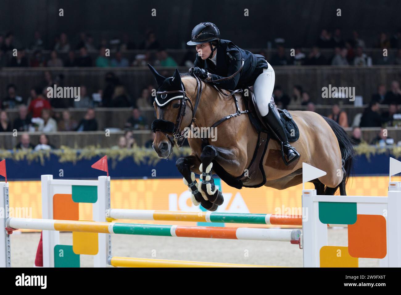 Gudrun Patteet of Belgium with Sea Coast Guinness during the Léon