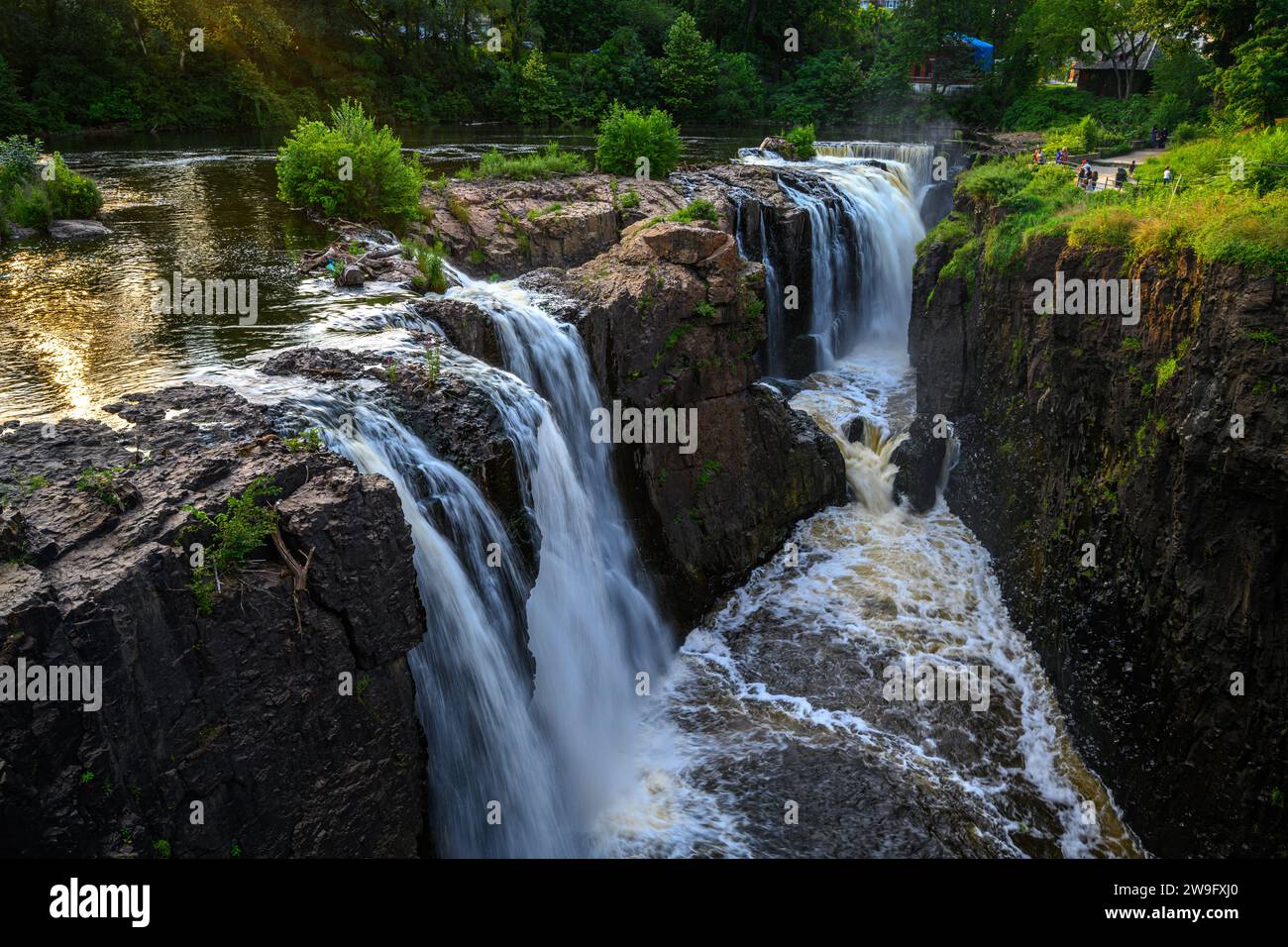 Paterson Great Falls (Passaic River), Paterson, NJ, USA Stock Photo