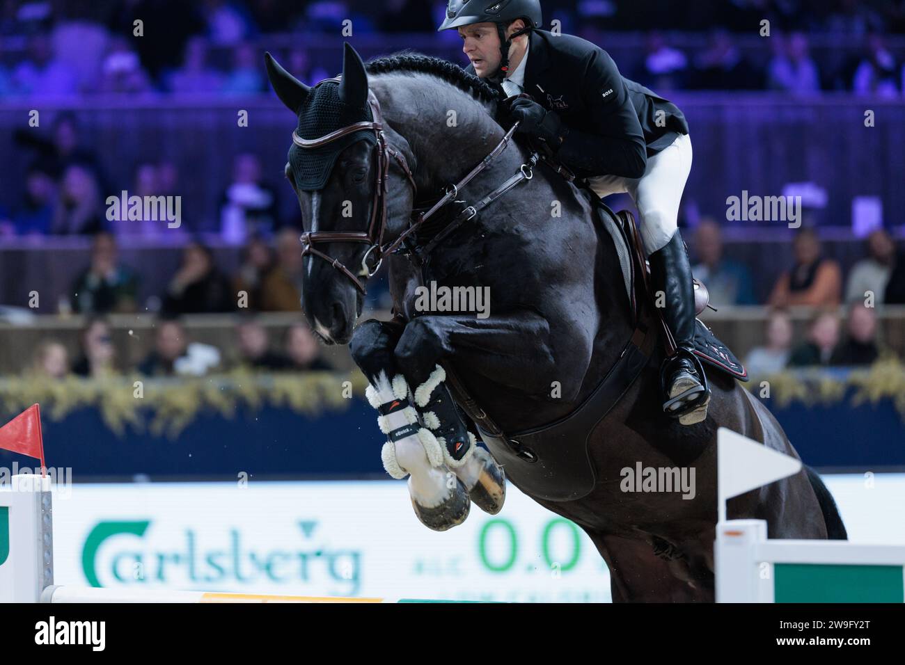 Frederic Vernaet of Belgium with Orak d'Hamwyck during the Léon