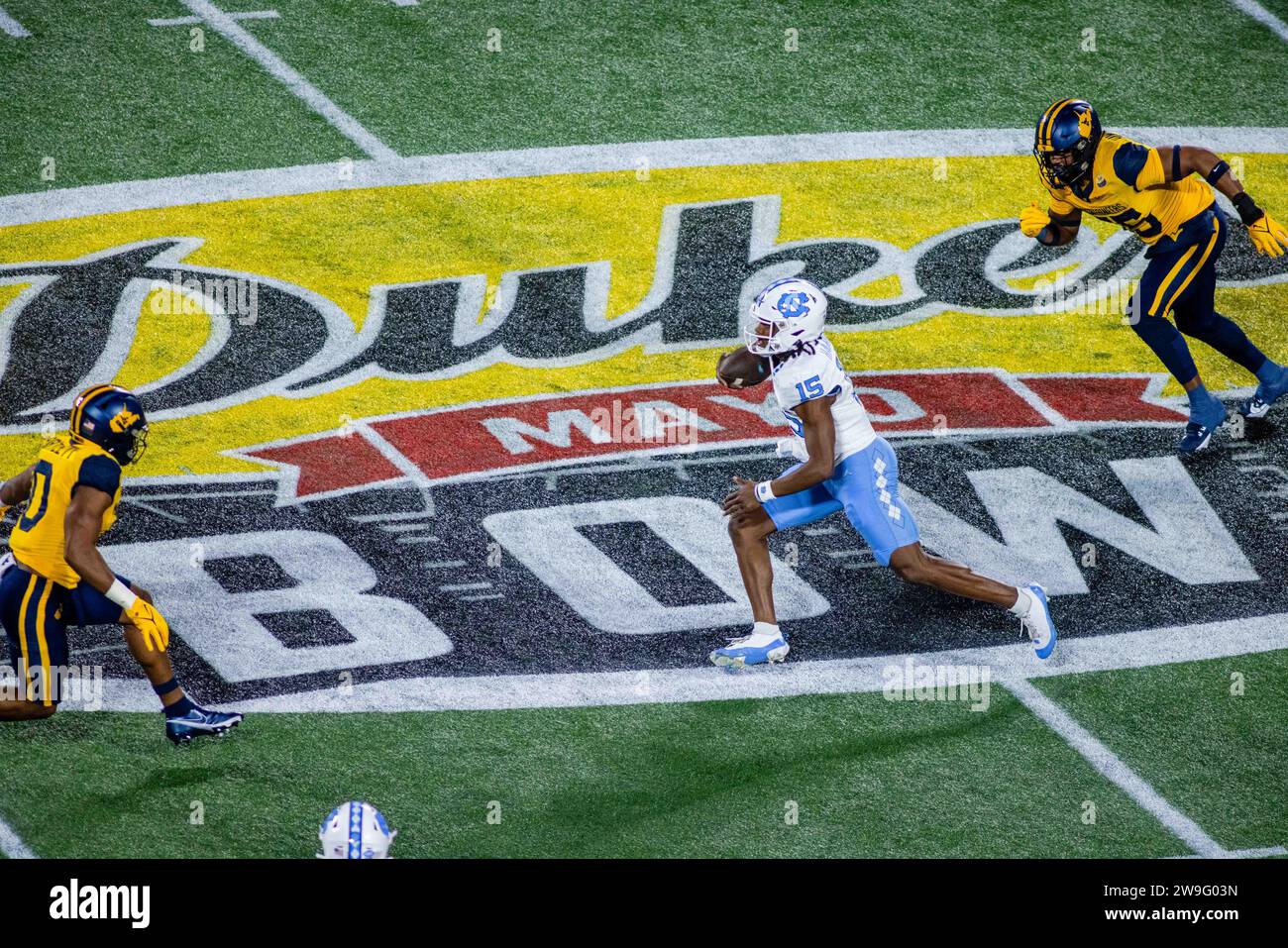 Charlotte, NC, USA. 27th Dec, 2023. North Carolina Tar Heels