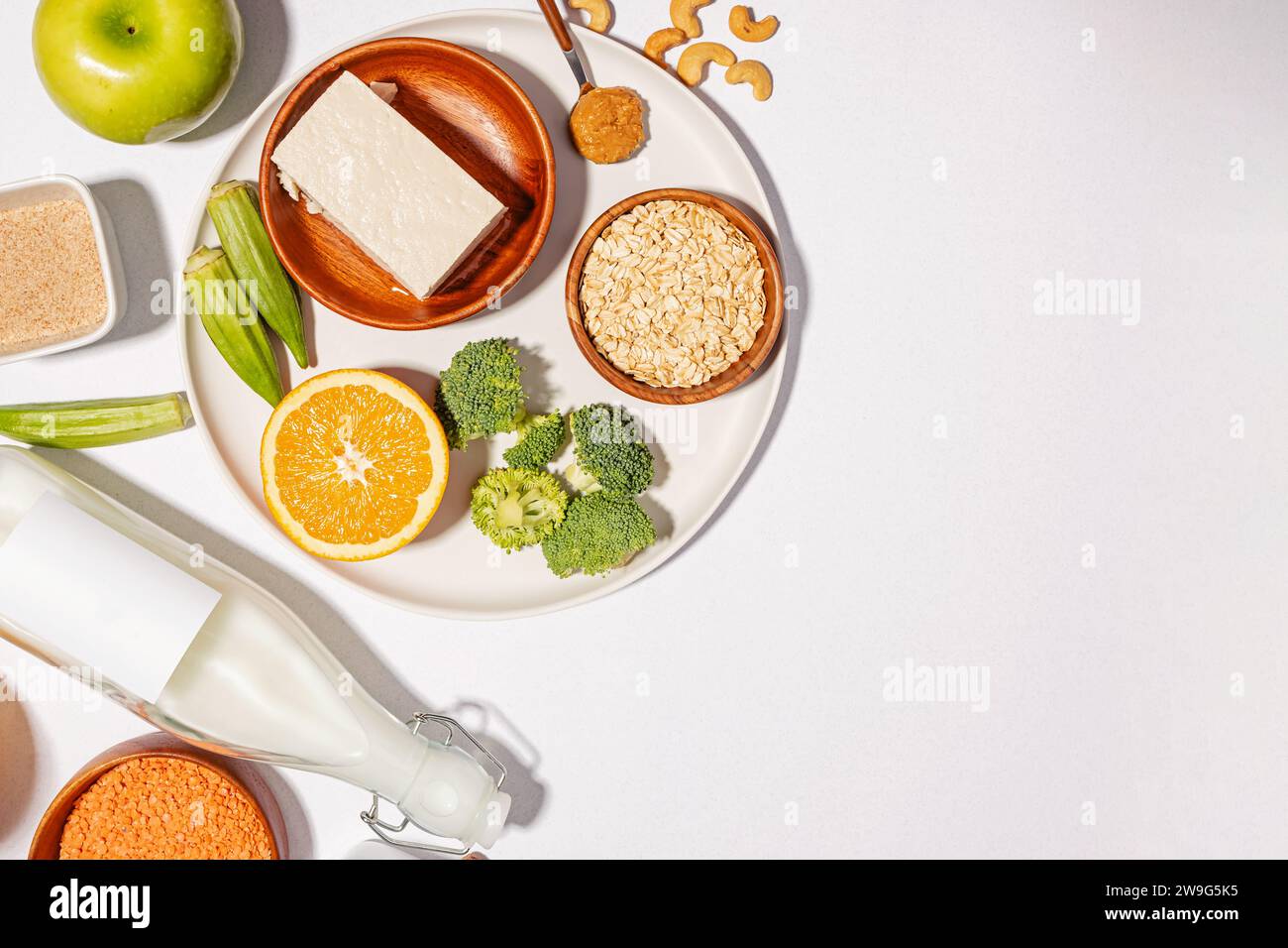 Plant based protein and fiber rich foods, portfolio diet, nutrition for