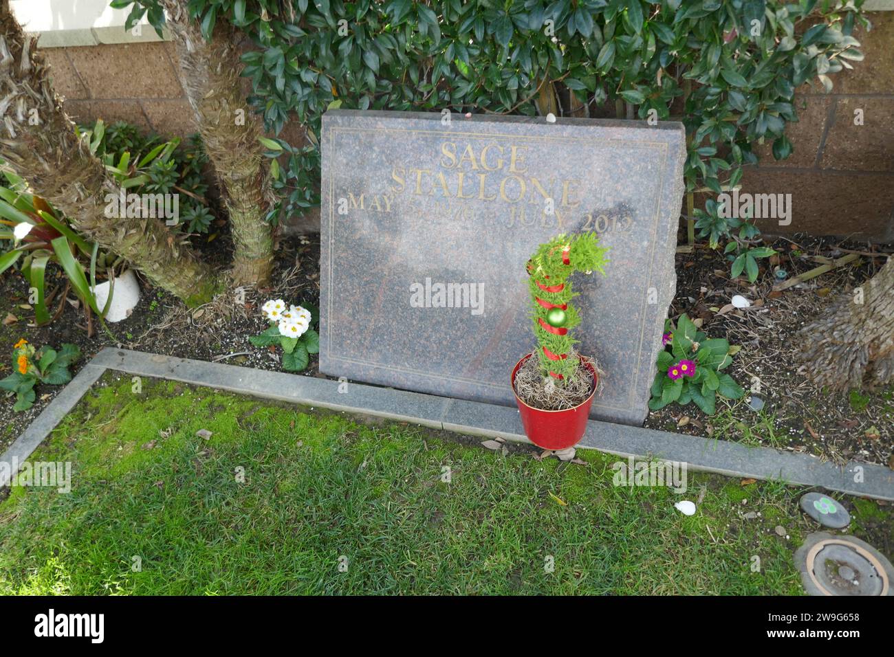 Los Angeles, California, USA 27th December 2023 Actor Sage Stallone