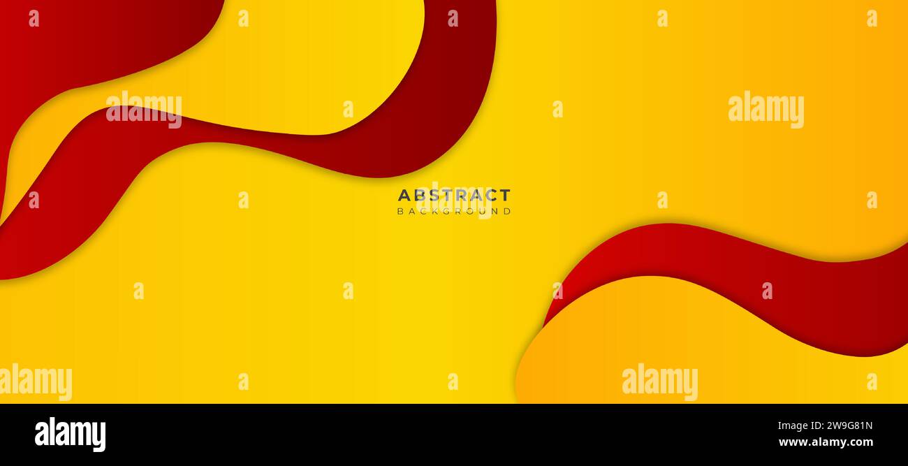 orange red wavy background vector illustration Stock Vector Image & Art ...