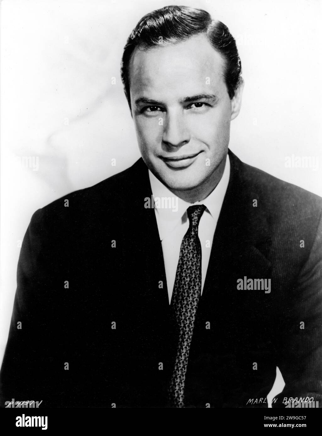 MARLON BRANDO 1959 Portrait publicity for Paramount Pictures Stock Photo