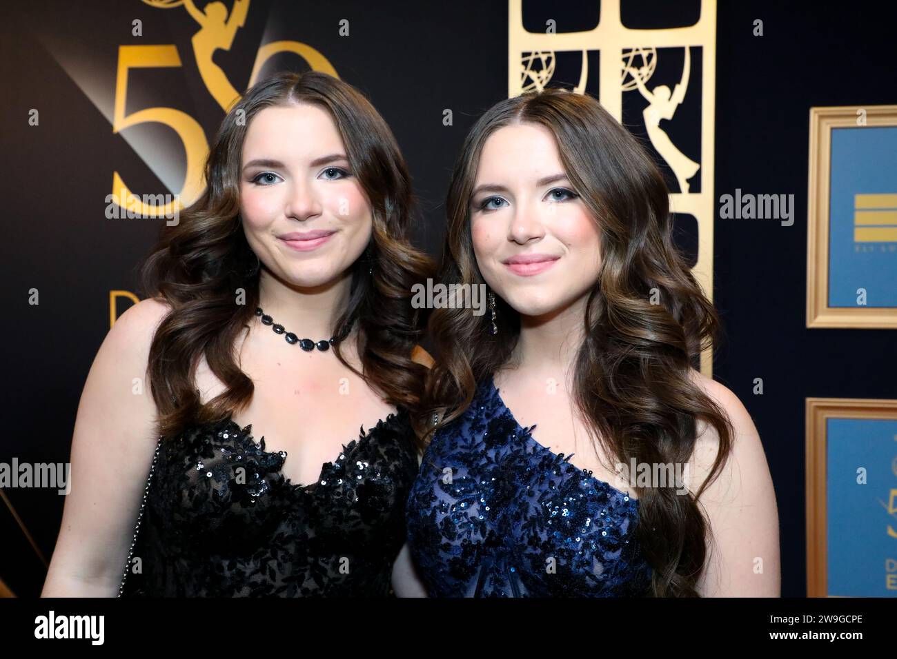 Los Angeles, California, USA. 15th December, 2023. Actresses Chiara D'Ambrosio and Bianca D'Ambrosio attending the 50th Annual Daytime Emmy Awards at the Westin Bonaventure Hotel & Suites, Los Angeles, California on December 15, 2023. Credit: Sheri Determan Stock Photo