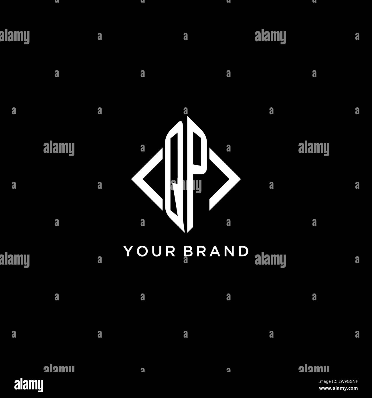 Qp logo Stock Vector Images - Alamy
