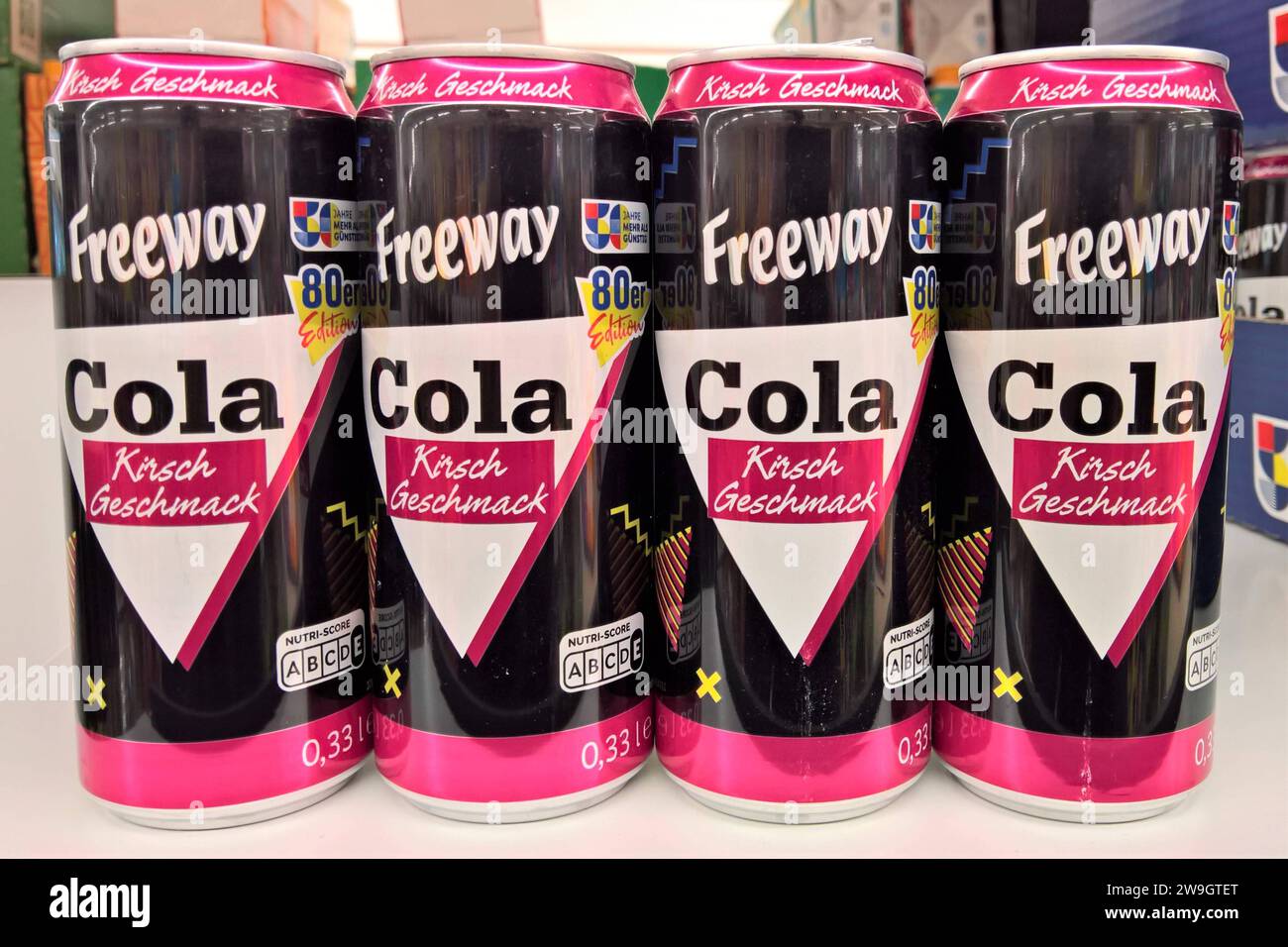 Freeway Cola mit Kirsch Geschmack aus dem Sortiment von Discounter Lidl