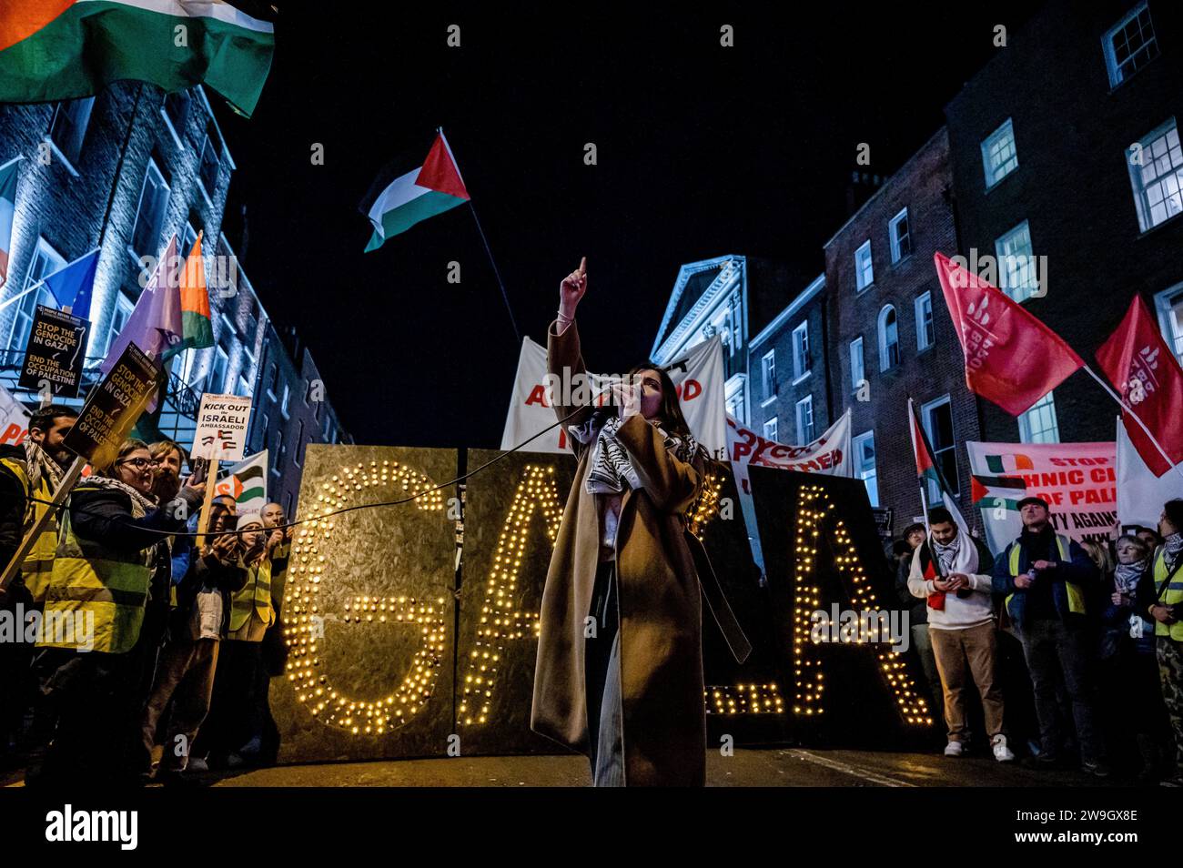 Palestine flag dublin hi-res stock photography and images - Alamy