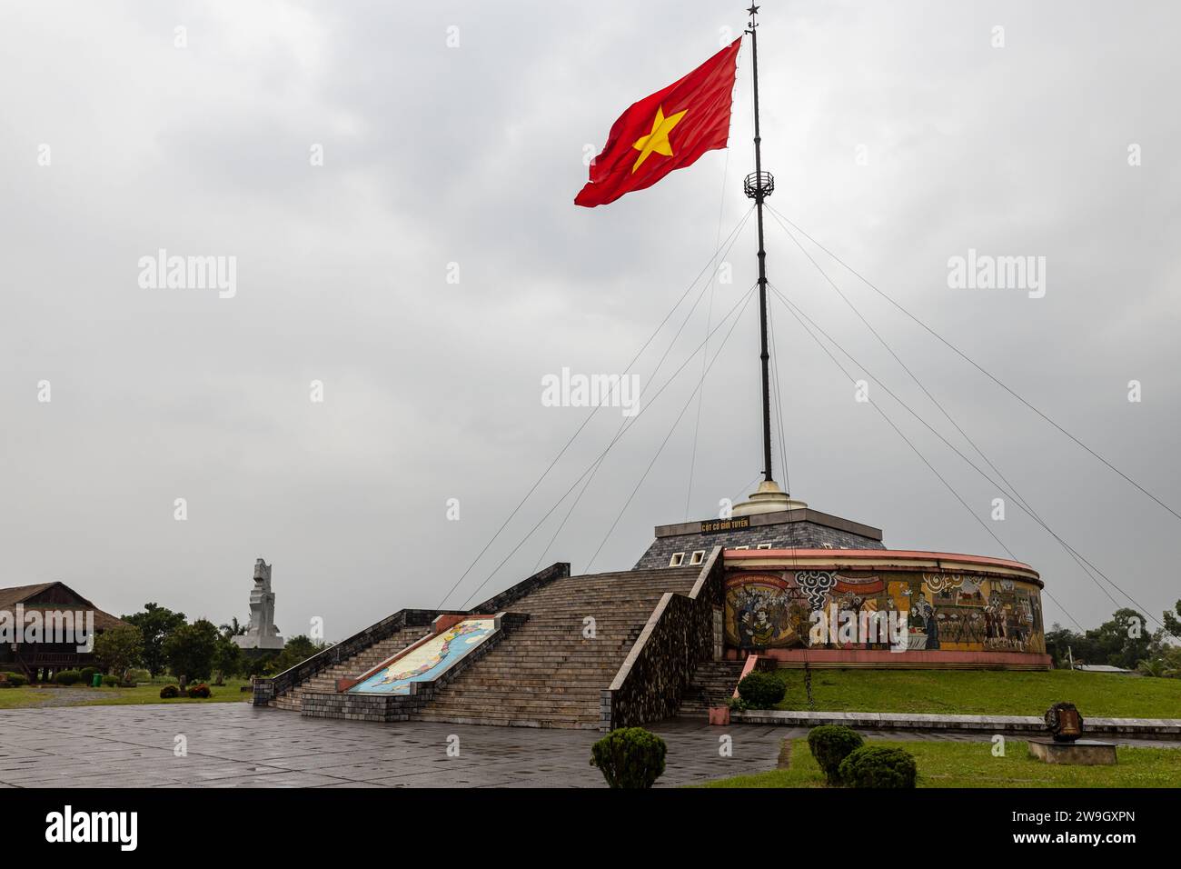 The border between south and north vietnam Stock Photo