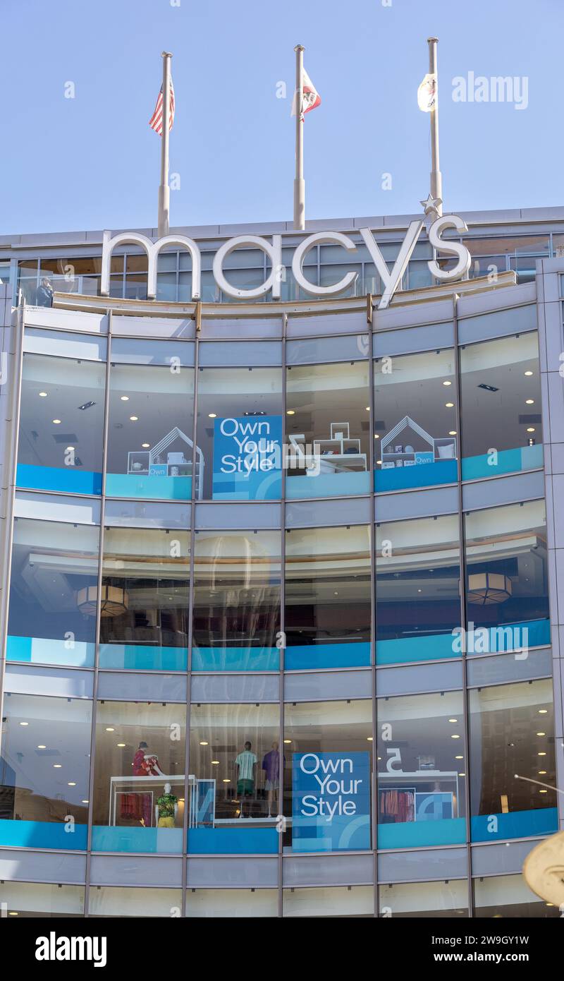 The Macy's Department Store Union Square San Francisco June 24, 2023 Stock Photo