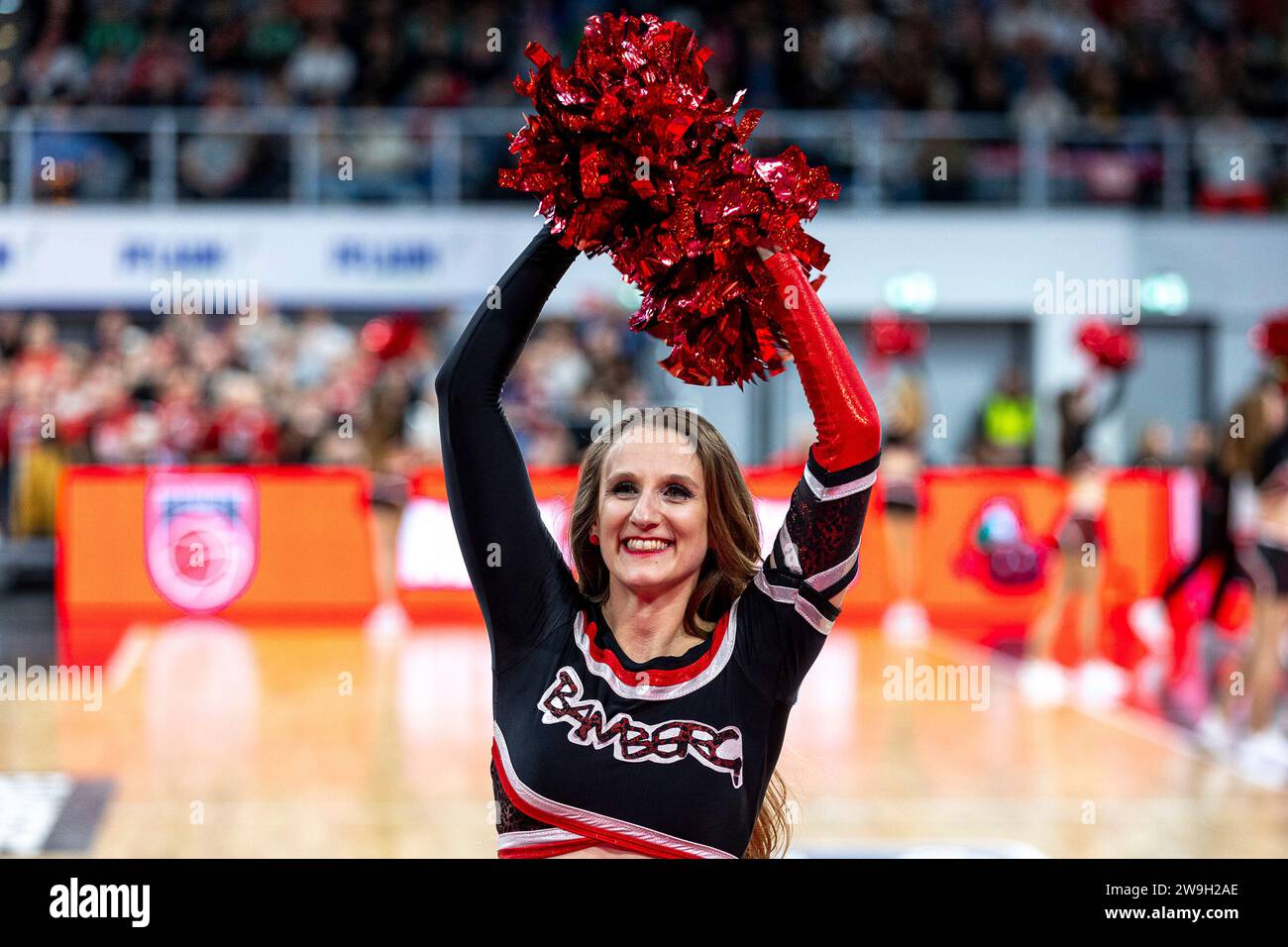 Bamberg, Deutschland. 27th Dec, 2023. Bamberg Baskets Dancers