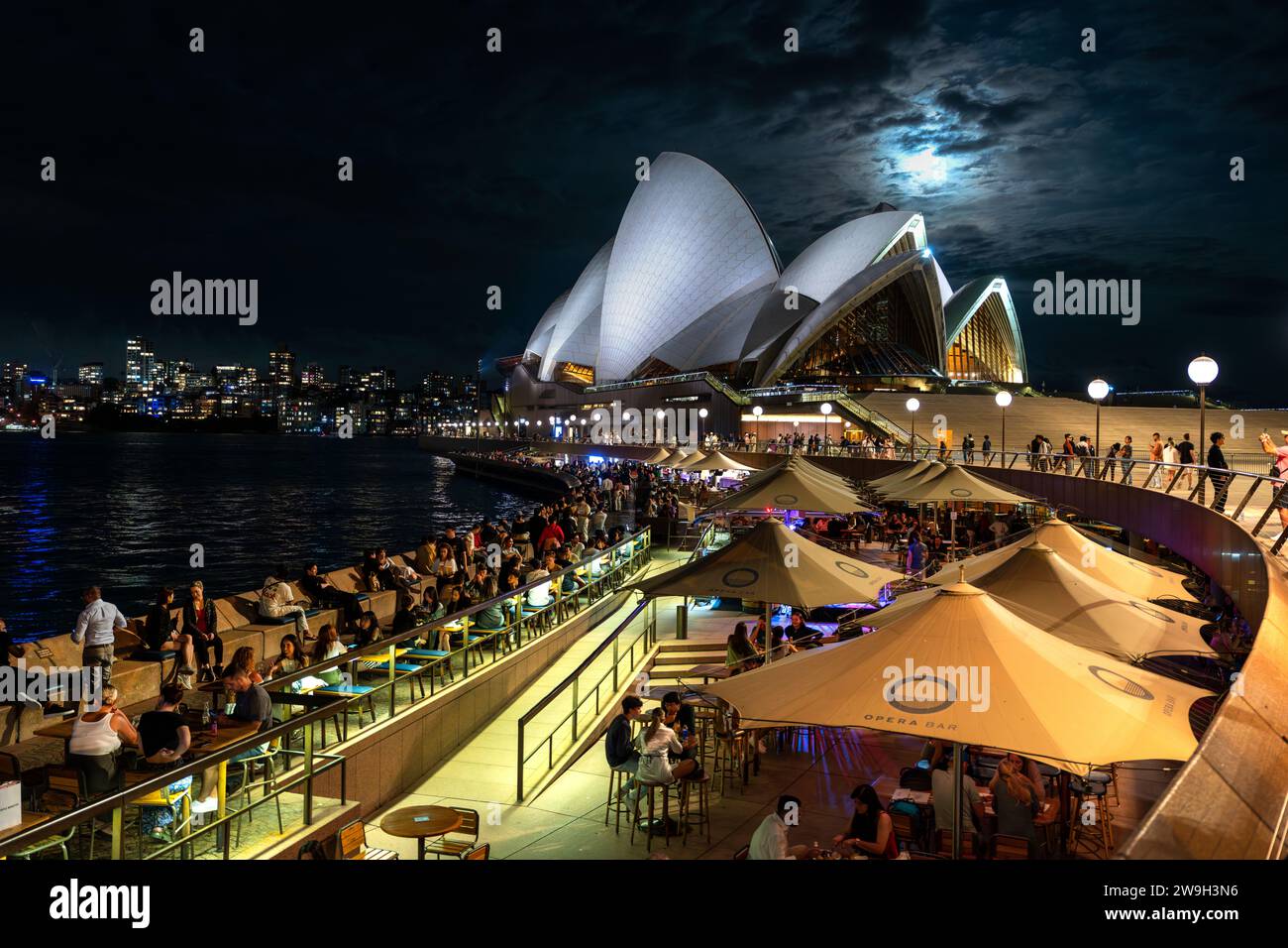 Moonlight Opera Sydney Opera House by Moonlight Stock Photo - Alamy