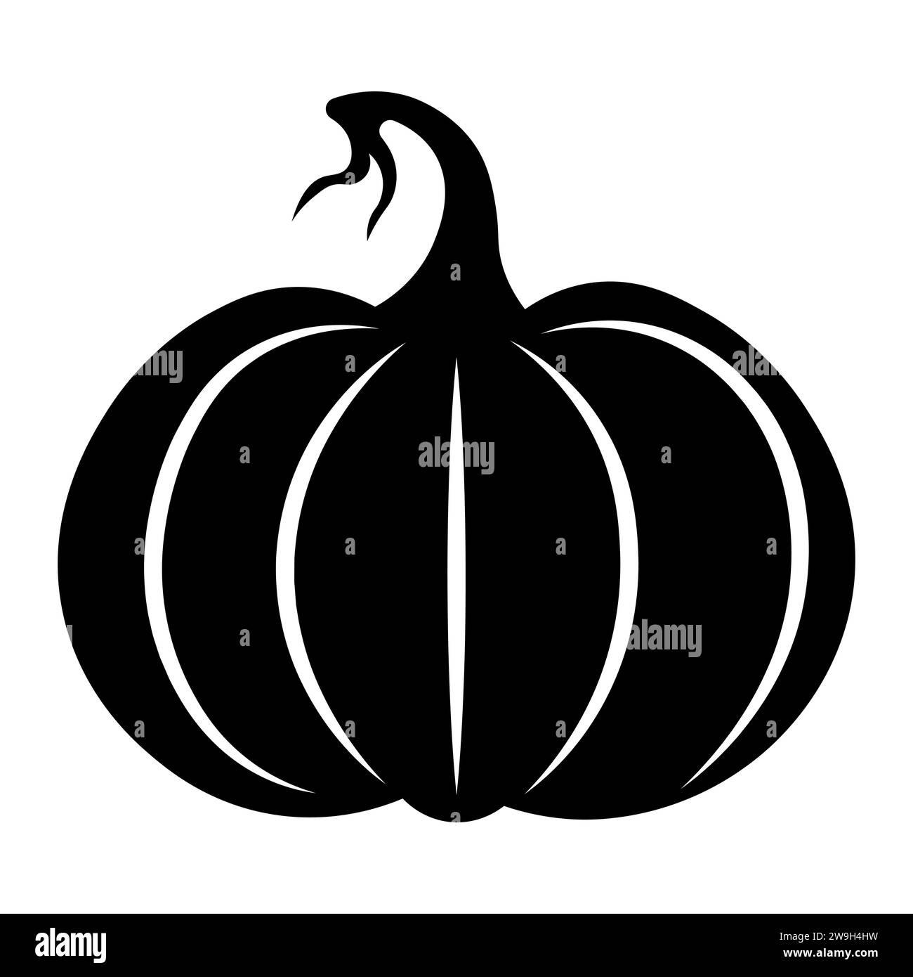 Pumpkin plant Black and White Stock Photos & Images - Alamy