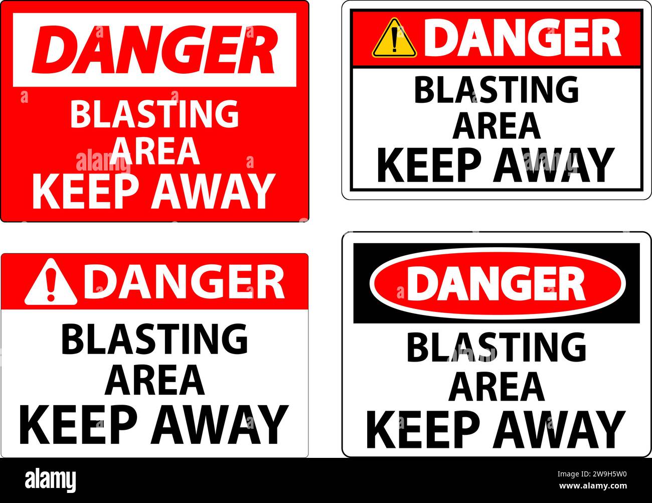 Private property sign danger Cut Out Stock Images Pictures Alamy