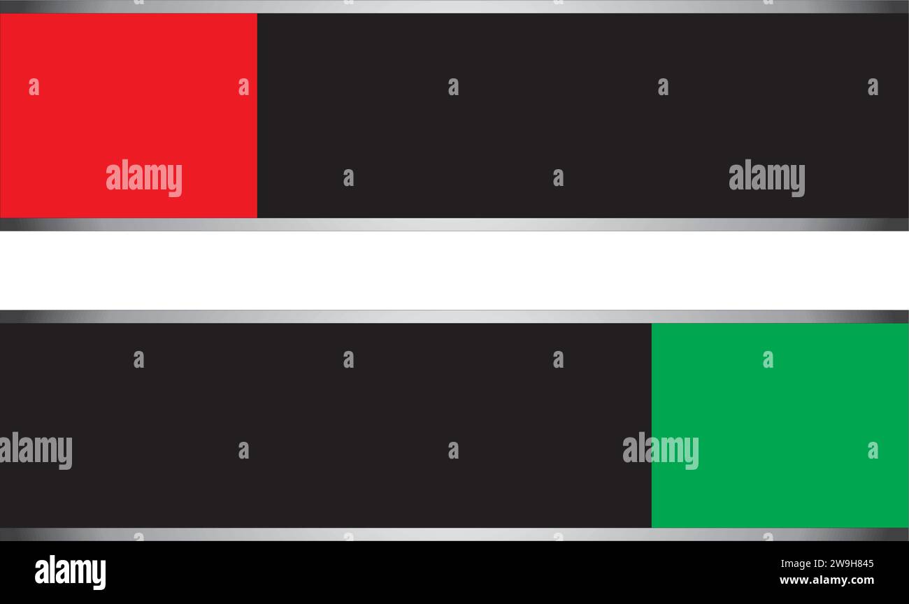 Red and green vacant or occupied slider sign on white background Stock ...