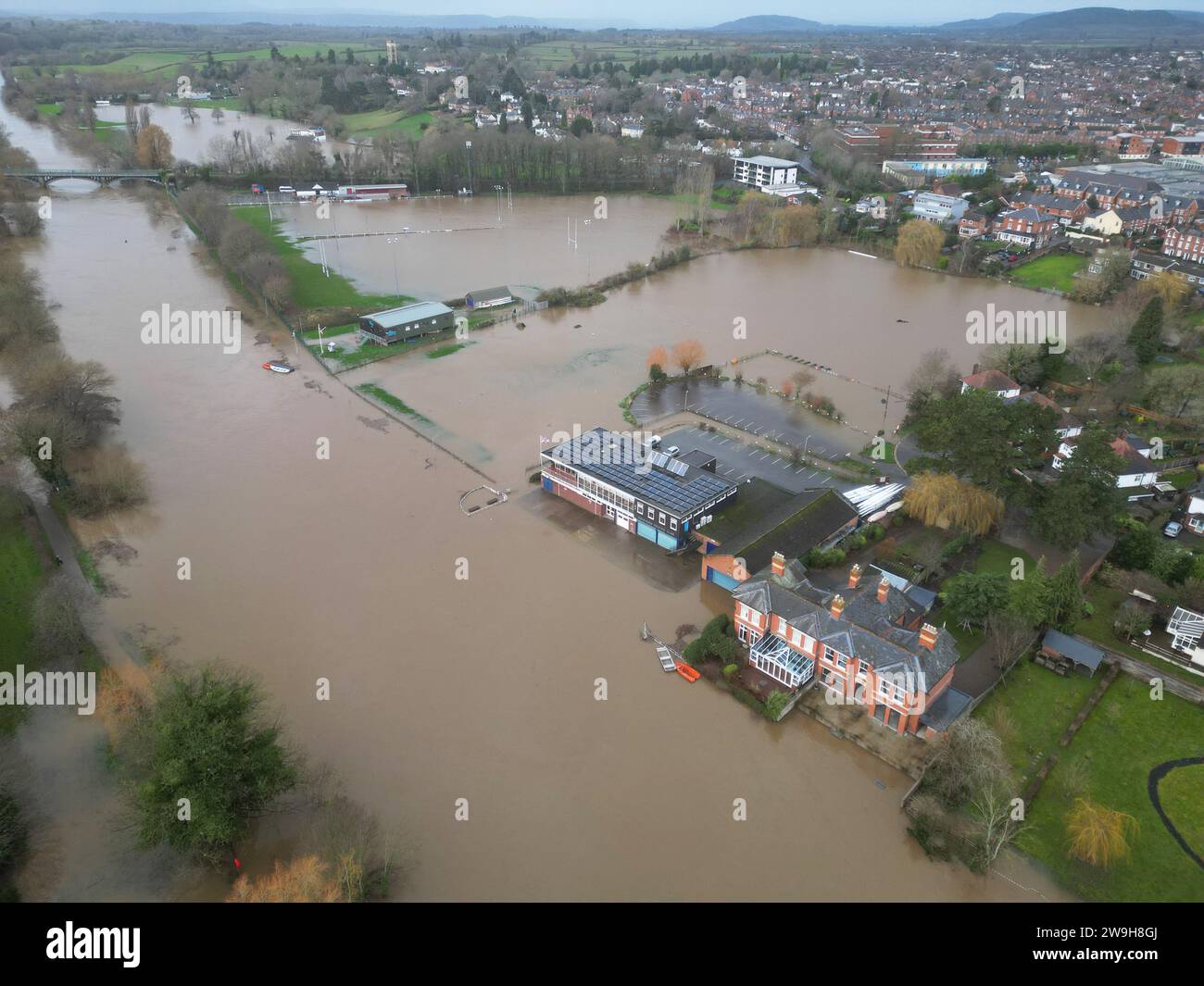 Hereford, Herefordshire, UK Thursday 28th December 2023 UK Weather
