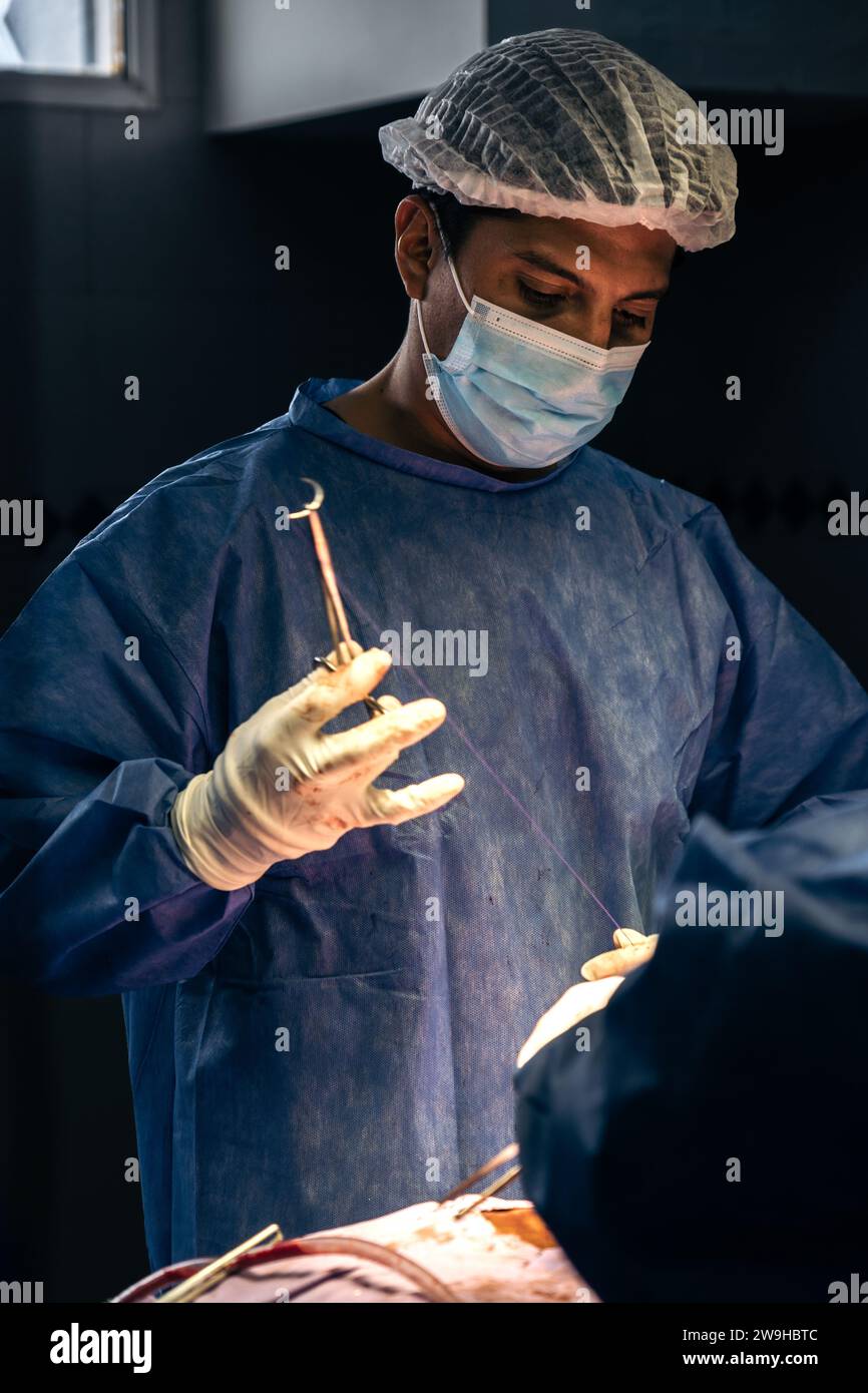 Portrait hispanic male doctor hi-res stock photography and images - Alamy