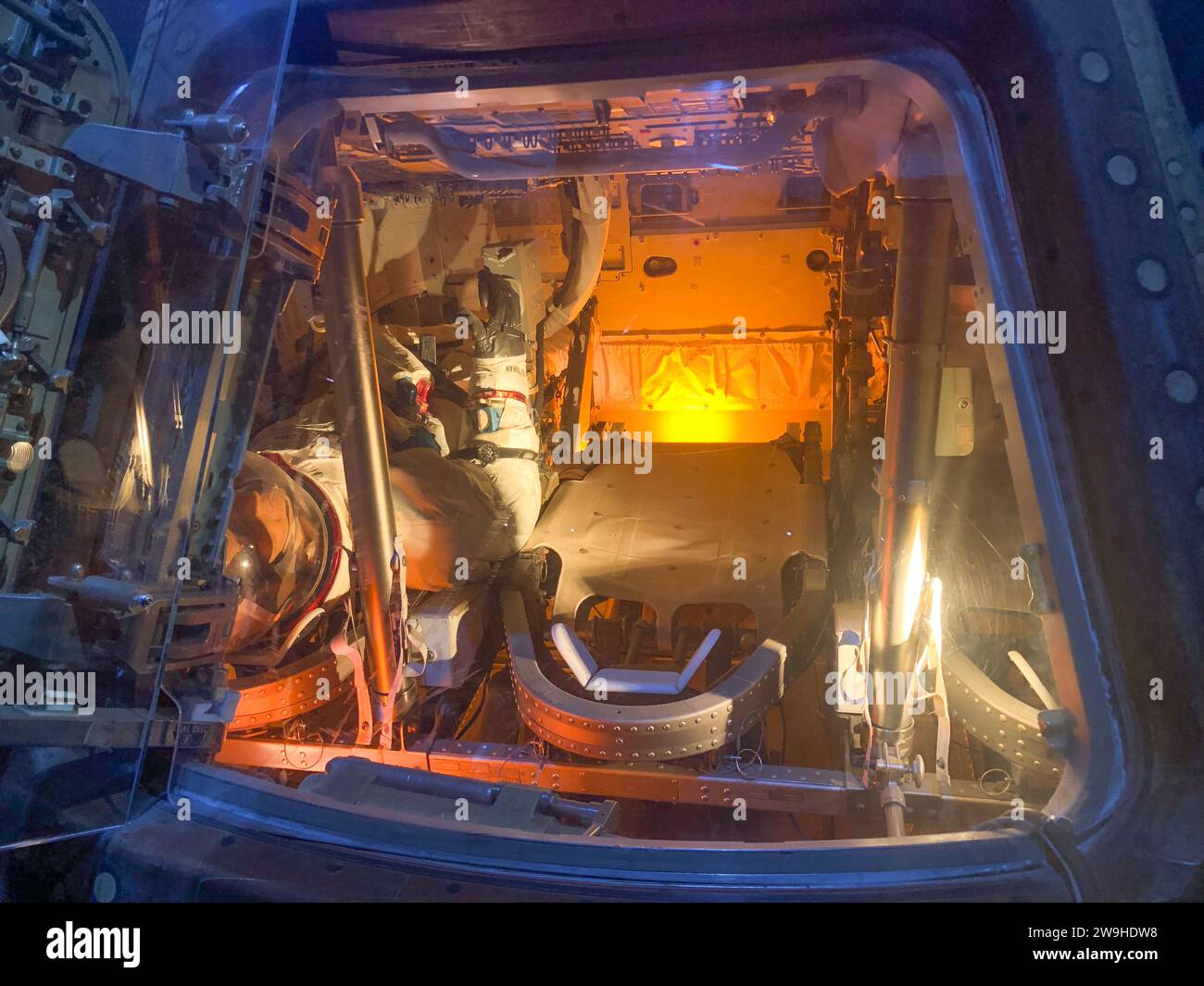 Houston, USA - October 22, 2023: Faith 7, the final Mercury spacecraft ...