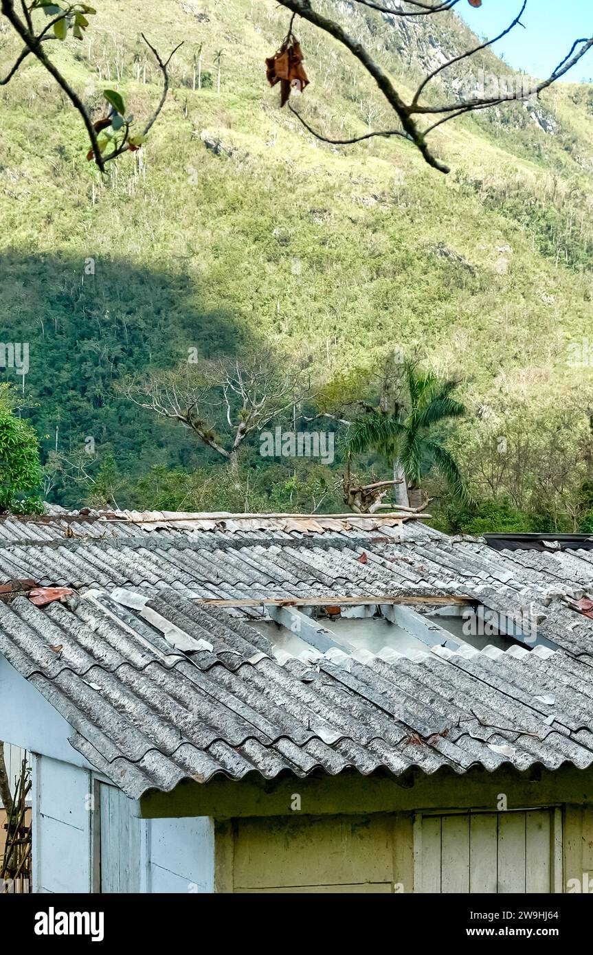 Aftermath of Hurricane Ike, Cuba, 2008 Stock Photo