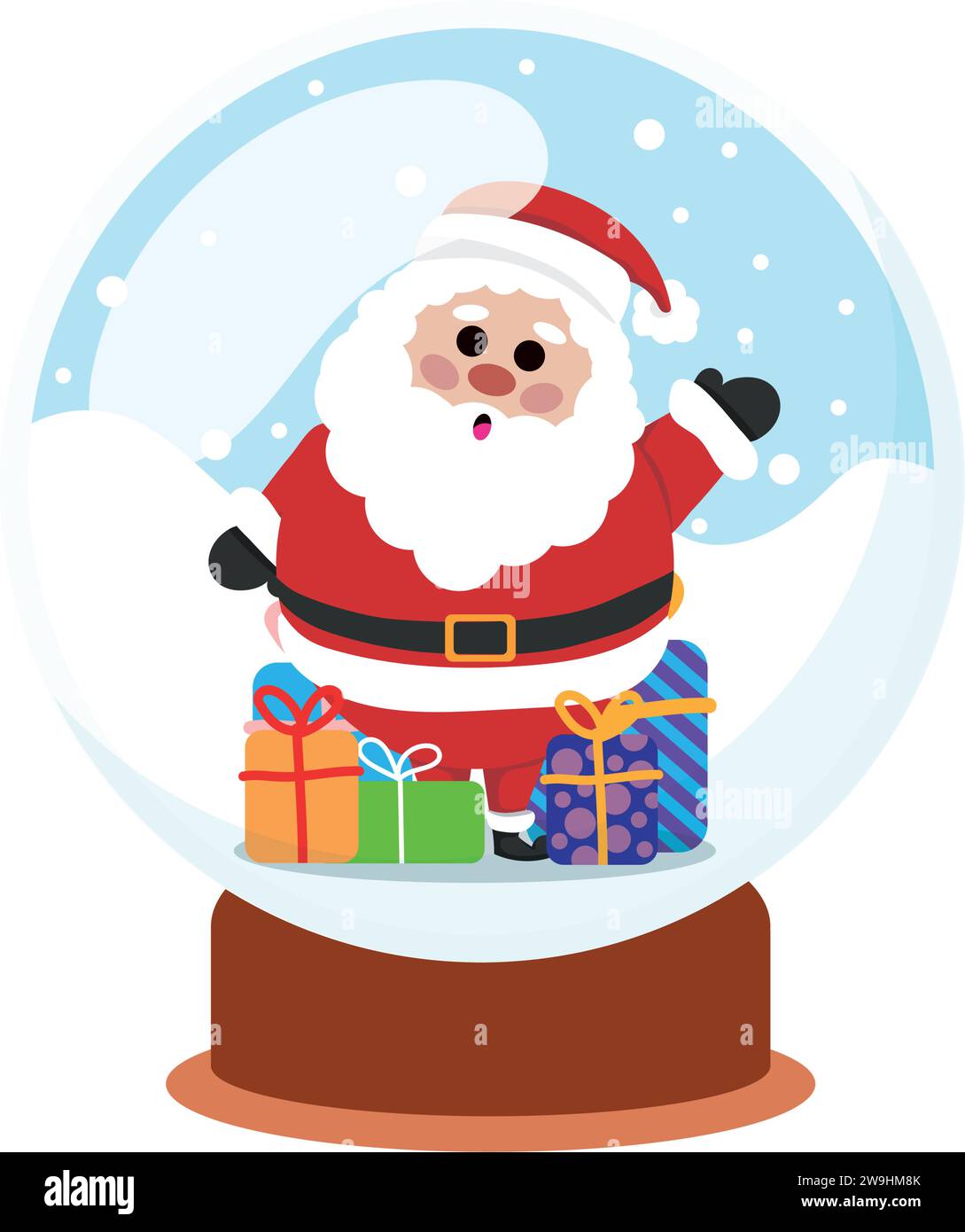 Christmas crystal ball Vector Stock Vector Image & Art - Alamy