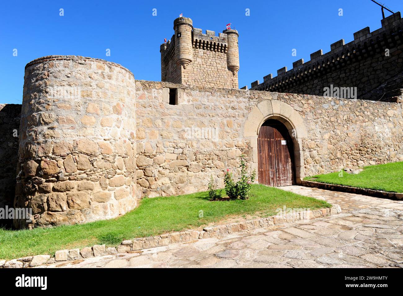 Oropesa castle. Toledo province, Castilla-La Mancha, Spain. Stock Photo