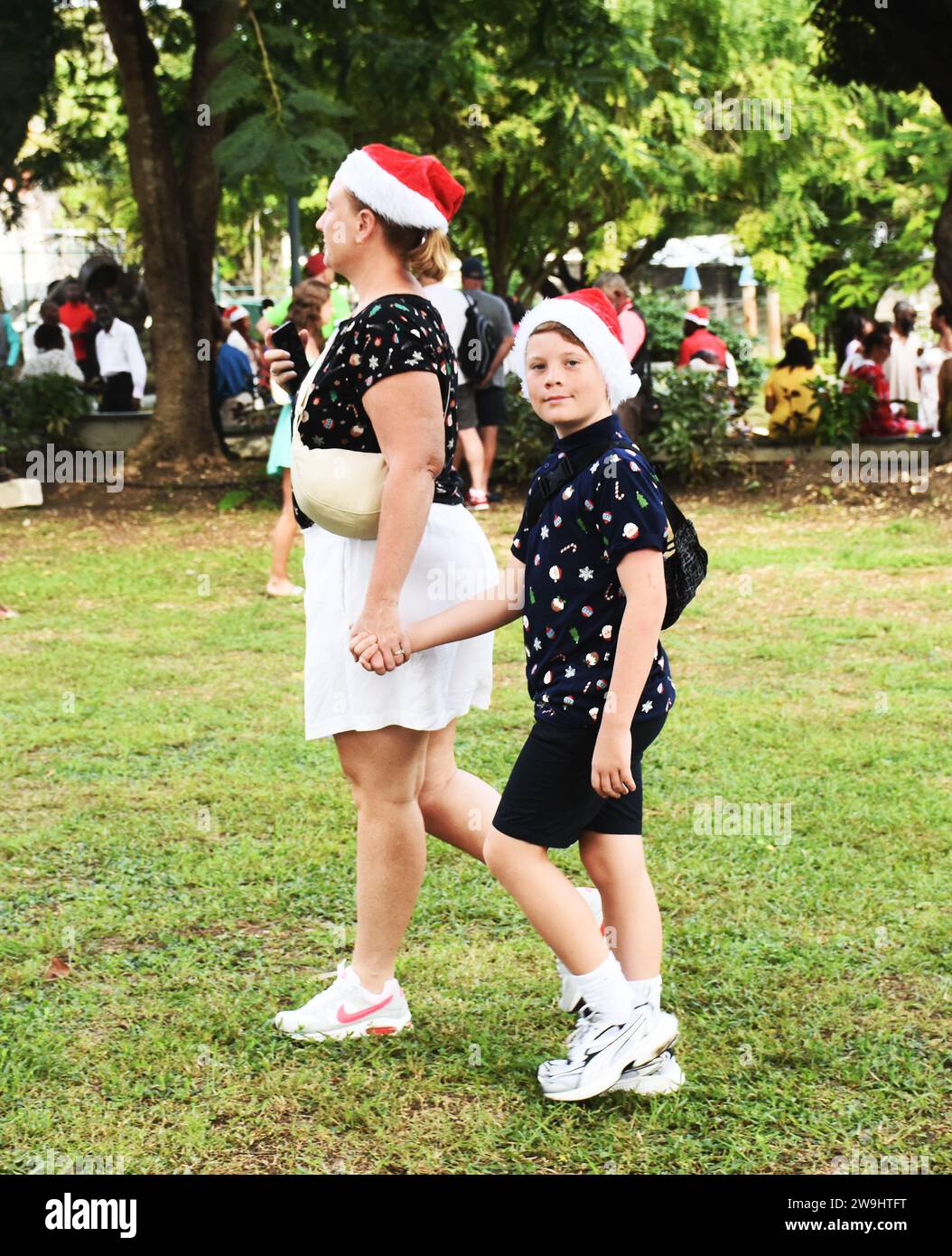 Barbados/Christmas In Queen's Park 2023 Stock Photo Alamy