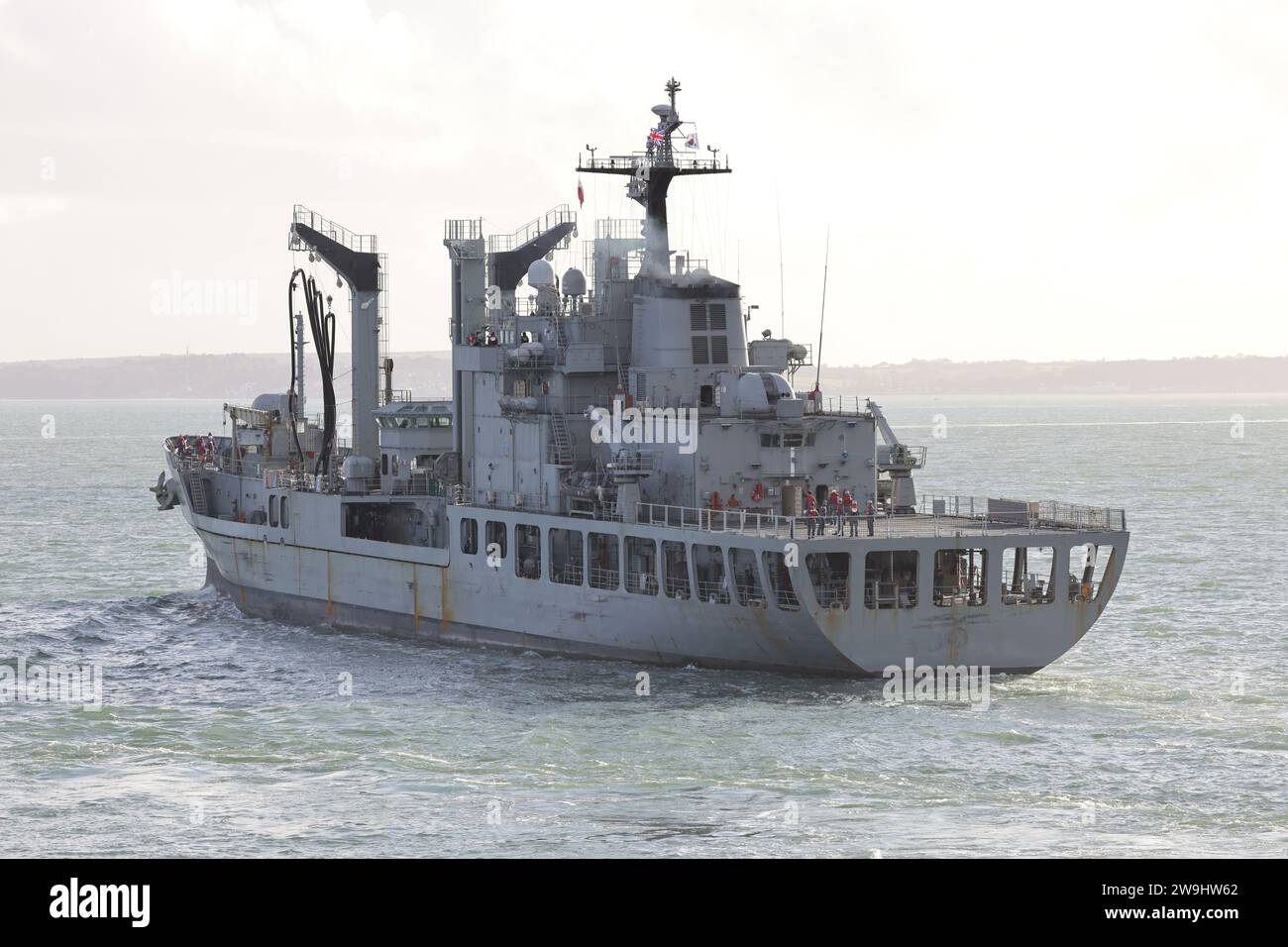 The Republic of Korea Navy fast combat support ship ROKS HWACHEON