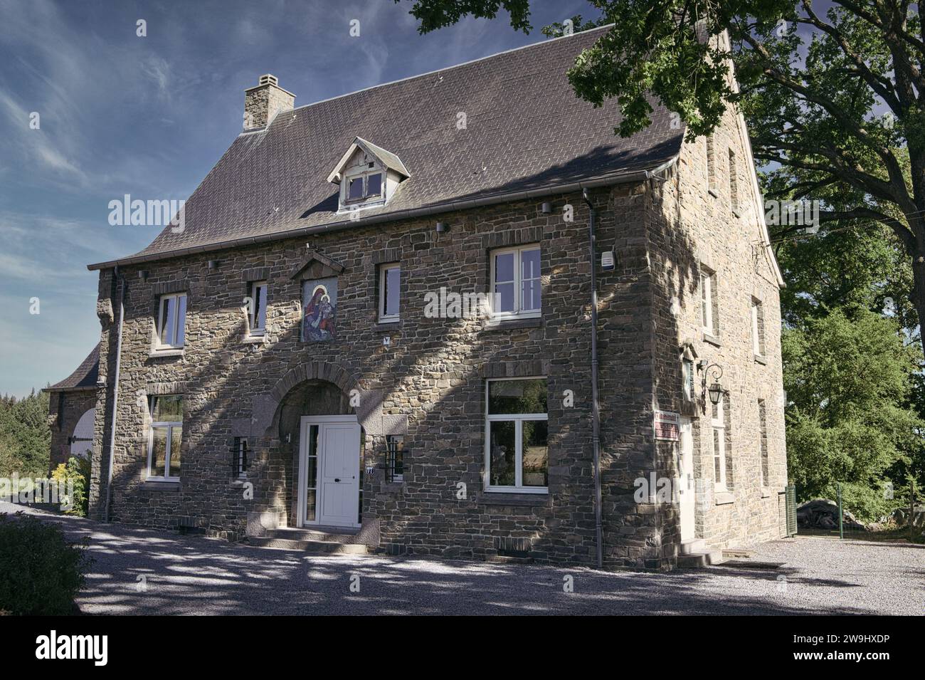 Old cure's house in Belgium Stock Photo - Alamy